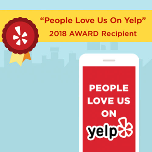 Yelp People Love Us award