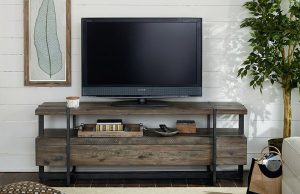Modern Timber TV Stand