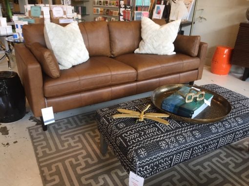Austin Leather Sofa showroom